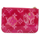 LOUIS VUITTON Monogram Vernis Pochette Cles Purse Pink M90586 LV Auth mr2572V-2