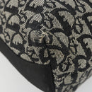 Christian Dior Trotter Canvas Shoulder Bag Navy Silver Auth mr2575A-16