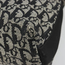 Christian Dior Trotter Canvas Shoulder Bag Navy Silver Auth mr2575A-17