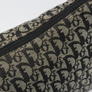Christian Dior Trotter Canvas Shoulder Bag Navy Silver Auth mr2575A-10