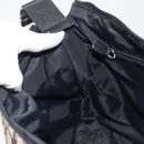 Christian Dior Trotter Canvas Shoulder Bag Navy Silver Auth mr2575A-21