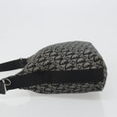 Christian Dior Trotter Canvas Shoulder Bag Navy Silver Auth mr2575A-4