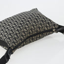 Christian Dior Trotter Canvas Shoulder Bag Navy Silver Auth mr2575A-6