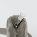 BOTTEGA VENETA INTRECCIATO Shoulder Bag Leather Gray Silver Auth mr2576A-14