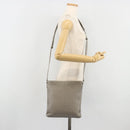 BOTTEGA VENETA INTRECCIATO Shoulder Bag Leather Gray Silver Auth mr2576A-21