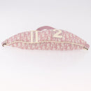 Christian Dior Shoulder Bag Nylon Pink Silver Auth mr2578A-5