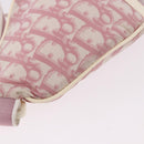 Christian Dior Shoulder Bag Nylon Pink Silver Auth mr2578A-15