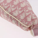 Christian Dior Shoulder Bag Nylon Pink Silver Auth mr2578A-16