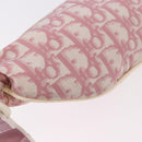 Christian Dior Shoulder Bag Nylon Pink Silver Auth mr2578A-17