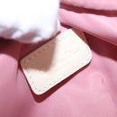 Christian Dior Shoulder Bag Nylon Pink Silver Auth mr2578A-21