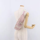 Christian Dior Shoulder Bag Nylon Pink Silver Auth mr2578A-27