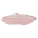 Christian Dior Shoulder Bag Nylon Pink Silver Auth mr2578A-2