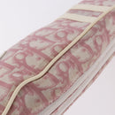 Christian Dior Shoulder Bag Nylon Pink Silver Auth mr2578A-7
