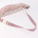 Christian Dior Shoulder Bag Nylon Pink Silver Auth mr2578A-8