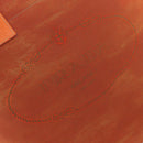 PRADA Hand Bag Canvas 2way Orange Gold Auth mr2579V-16