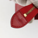 LOUIS VUITTON Epi Sac Triangle Hand Bag Red M52097 LV Auth mr2580A-18