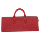 LOUIS VUITTON Epi Sac Triangle Hand Bag Red M52097 LV Auth mr2580A-13