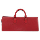LOUIS VUITTON Epi Sac Triangle Hand Bag Red M52097 LV Auth mr2580A-2