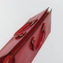 LOUIS VUITTON Epi Sac Triangle Hand Bag Red M52097 LV Auth mr2580A-6