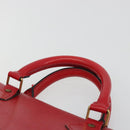 LOUIS VUITTON Epi Sac Triangle Hand Bag Red M52097 LV Auth mr2580A-14