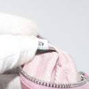 PRADA Arm Pouch Nylon Pink Silver Auth mr2583-11