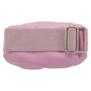 PRADA Arm Pouch Nylon Pink Silver Auth mr2583-2