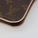 LOUIS VUITTON Monogram Pochette Double Zip Shoulder Bag M63905 LV Auth mr2584V-17