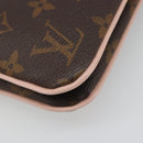 LOUIS VUITTON Monogram Pochette Double Zip Shoulder Bag M63905 LV Auth mr2584V-18