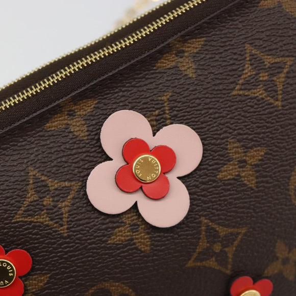 LOUIS VUITTON Monogram Pochette Double Zip Shoulder Bag M63905 LV Auth mr2584V