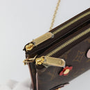 LOUIS VUITTON Monogram Pochette Double Zip Shoulder Bag M63905 LV Auth mr2584V-9