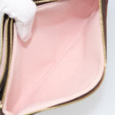 LOUIS VUITTON Monogram Pochette Double Zip Shoulder Bag M63905 LV Auth mr2584V-25