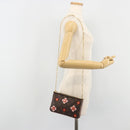 LOUIS VUITTON Monogram Pochette Double Zip Shoulder Bag M63905 LV Auth mr2584V-26