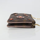LOUIS VUITTON Monogram Pochette Double Zip Shoulder Bag M63905 LV Auth mr2584V-3