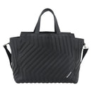BALENCIAGA Car Hand Bag Leather 2way Black Silver 679461 Auth mr2586V-2