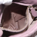 BOTTEGA VENETA INTRECCIATO Hand Bag Leather Purple Gold Auth mr2587A-20