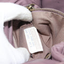 BOTTEGA VENETA INTRECCIATO Hand Bag Leather Purple Gold Auth mr2587A-11