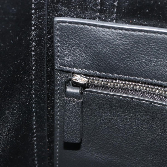 BALENCIAGA Everyday XXS Hand Bag Leather Black Auth mr2588A