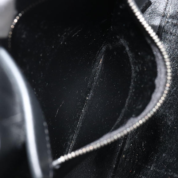 BALENCIAGA Everyday XXS Hand Bag Leather Black Auth mr2588A