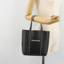 BALENCIAGA Everyday XXS Hand Bag Leather Black Auth mr2588A-23