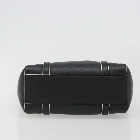 BALENCIAGA Everyday XXS Hand Bag Leather Black Auth mr2588A