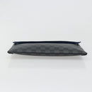 LOUIS VUITTON Damier Graphite Alpha Triple Pouch Bag N60255 LV Auth mr2593A-6