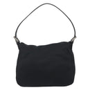FENDI Hand Bag cotton Black Silver Auth mr2595-2