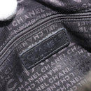CHANEL Chain Shoulder Bag Lamb Skin Navy Silver CC Auth mr2596A-15