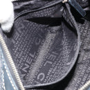CHANEL Chain Shoulder Bag Lamb Skin Navy Silver CC Auth mr2596A-20