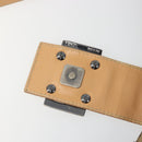 FENDI Zucchino Canvas Mamma Baguette Shoulder Bag Beige Silver Auth mr2597A-10