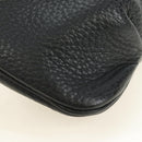 HERMES Rodeo Shoulder Bag Leather Black Gold Auth mr2602V-13