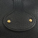 HERMES Rodeo Shoulder Bag Leather Black Gold Auth mr2602V-15