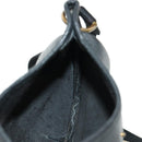 HERMES Rodeo Shoulder Bag Leather Black Gold Auth mr2602V-20