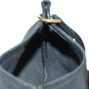 HERMES Rodeo Shoulder Bag Leather Black Gold Auth mr2602V-21