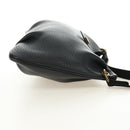 HERMES Rodeo Shoulder Bag Leather Black Gold Auth mr2602V-5